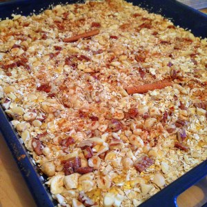 granola voorbereiding