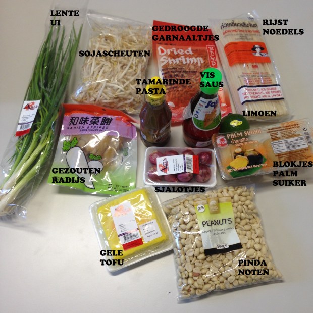ingrediënten pad thai